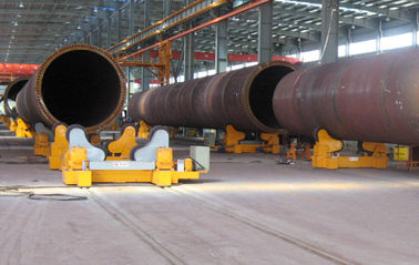 1000 Ton Hidrolik Kaynak Rotator Offshore Monopile Fit Up Rotator