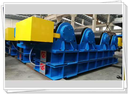 Lastik Tekerlek Tankı 100t Kaynak Tornalama Rulo Hızı Ayarlanabilir